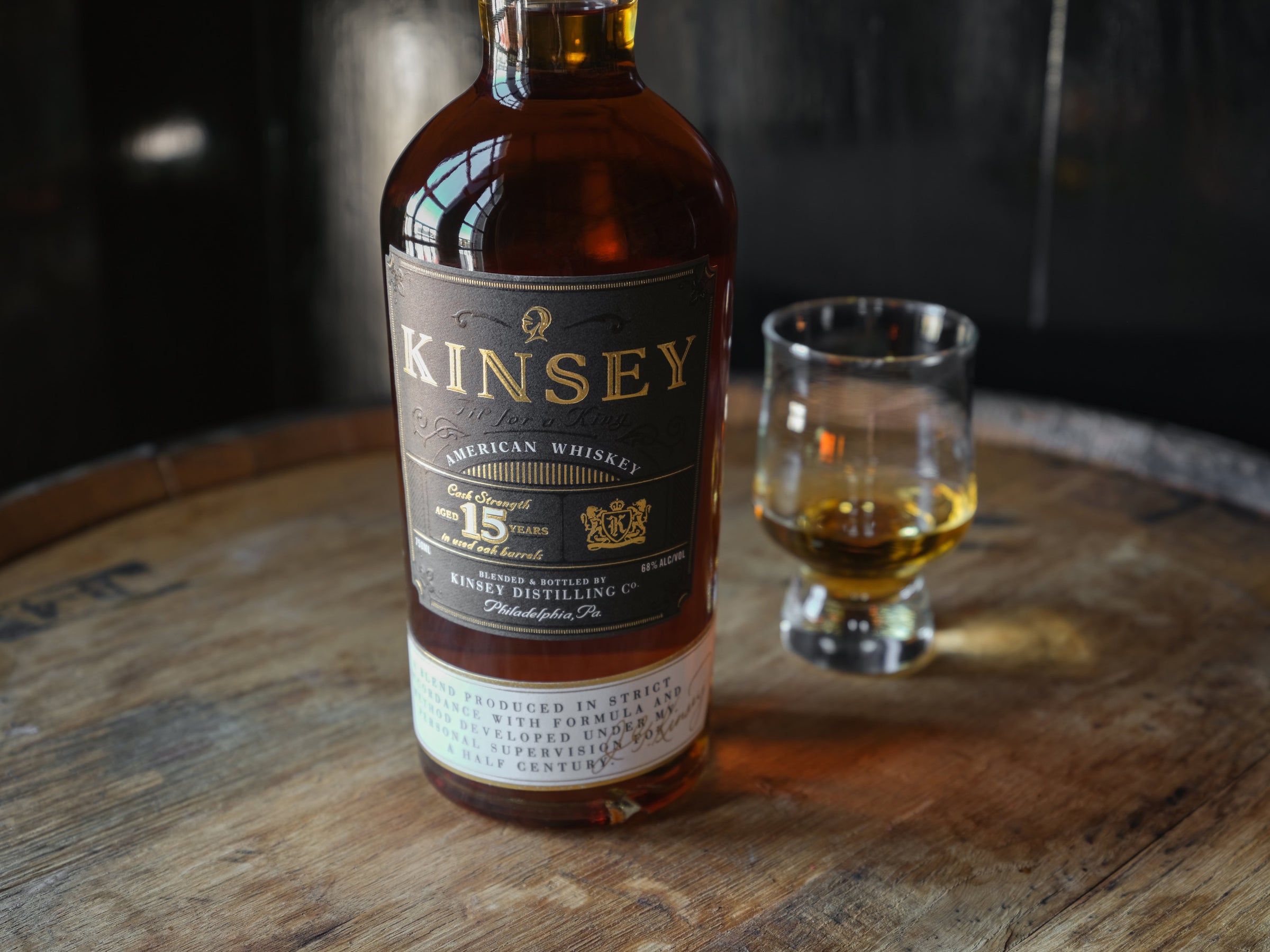 【25％OFF】 Kinsey Strength Cask - Years 15 Aged Whiskey American ウイスキー