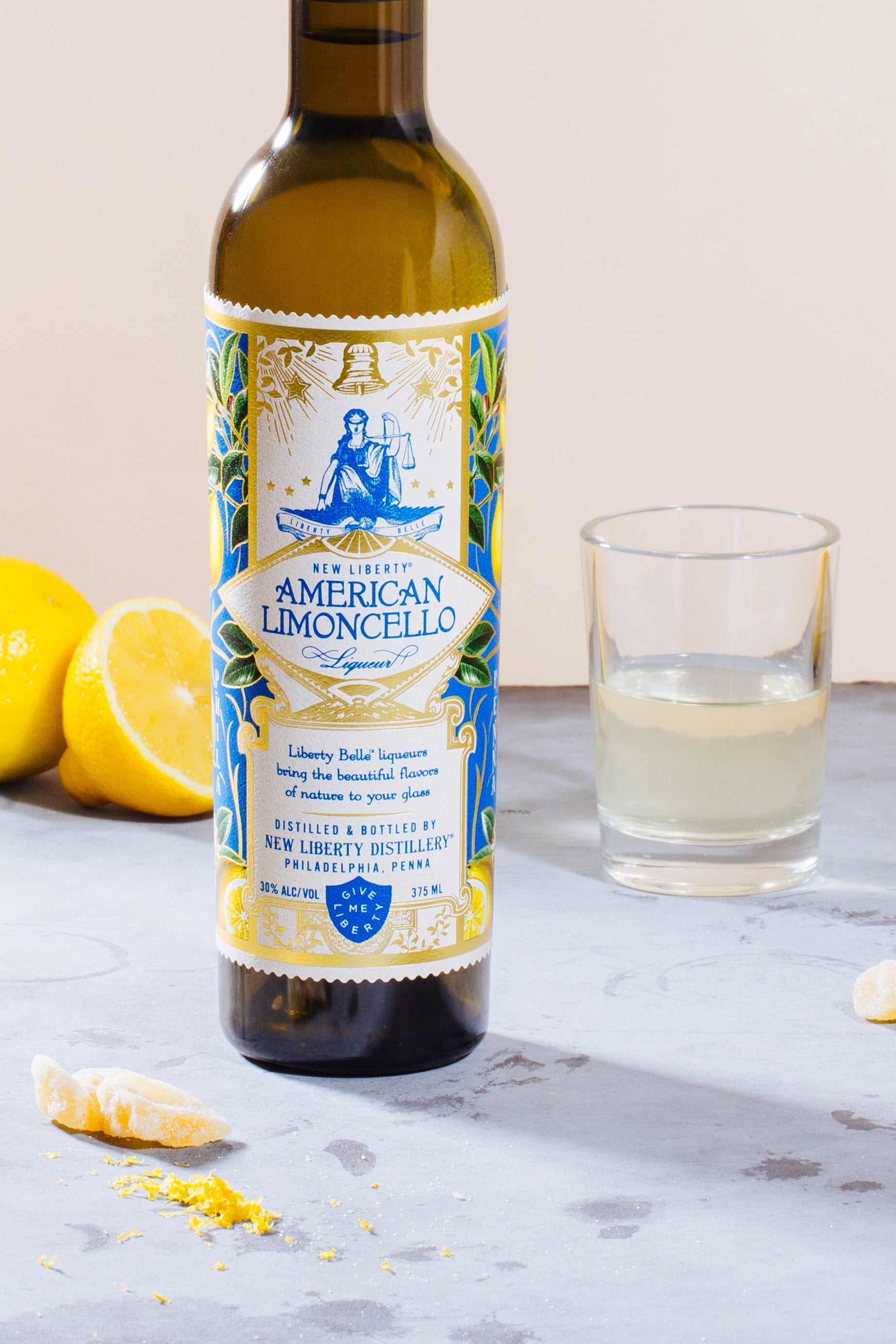 Liberty Belle Limoncello Liqueur 375ml | Millstone Spirits