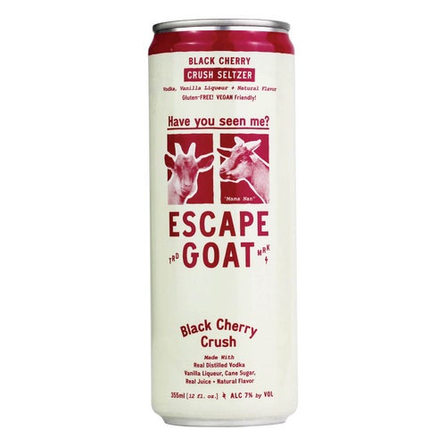 ESCAPE GOAT Black Cherry Crush Seltzer Shop Faber Spirits